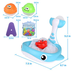 MoraBaby organizer bag 15-5x14-inches keeps toys tidy after bath