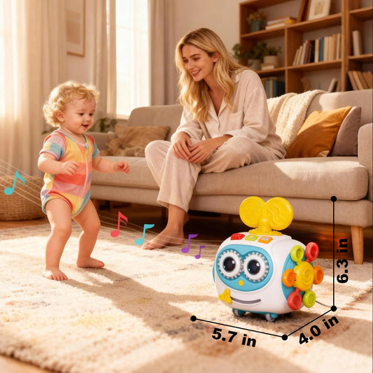 MoraBaby Robot Busy Cube key turns boost hand-eye coordination