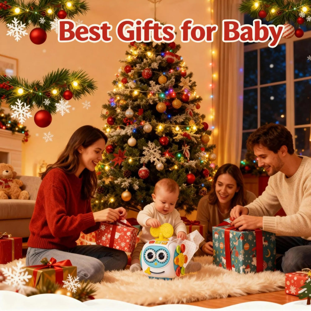 MoraBaby Robot Busy Cube compact size ideal for travel