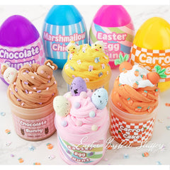 MOREDOTS Easter egg hunt theme slime jar enhances classroom prizes