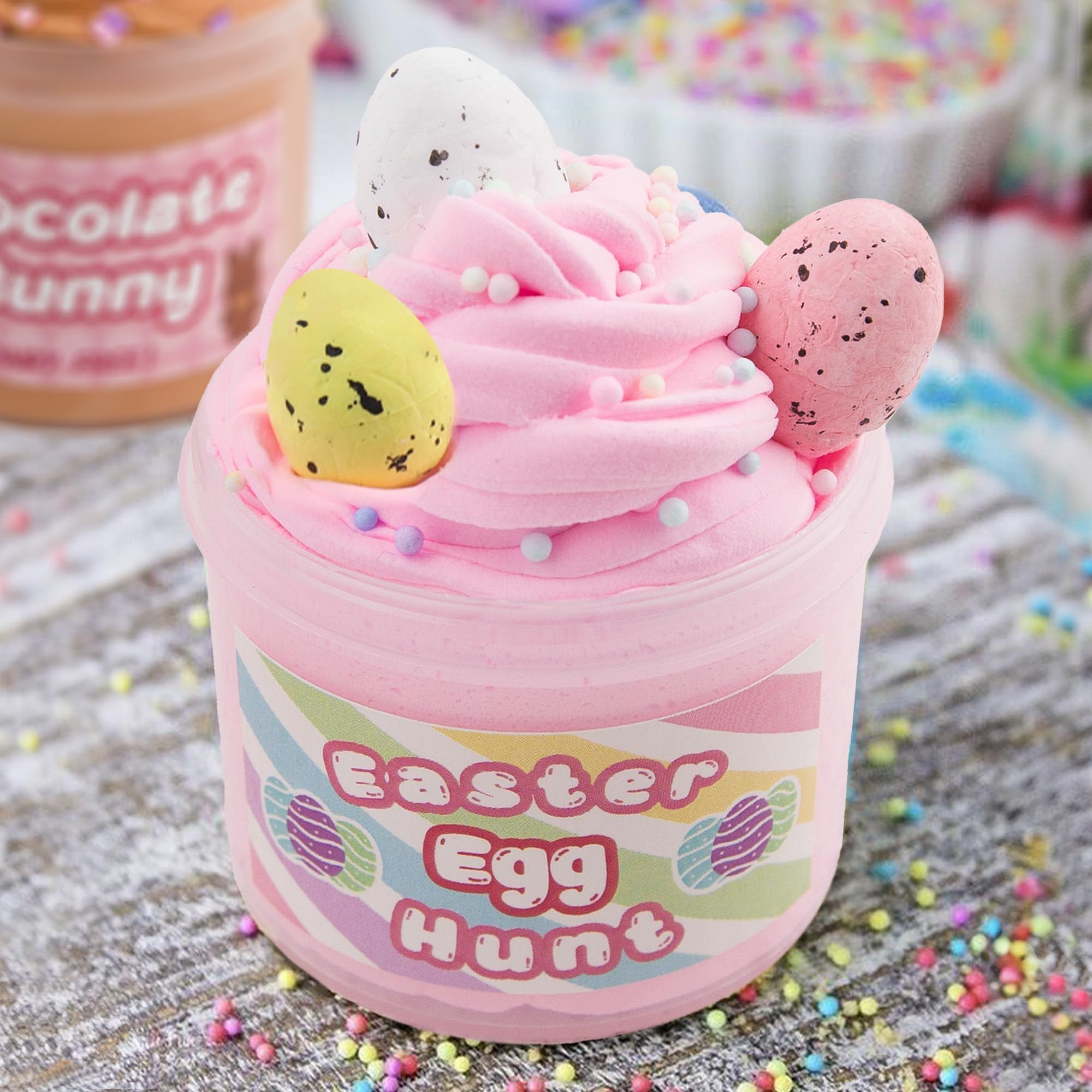 MOREDOTS marshmallow chicks theme slime jar inspires playful, imaginative sessions