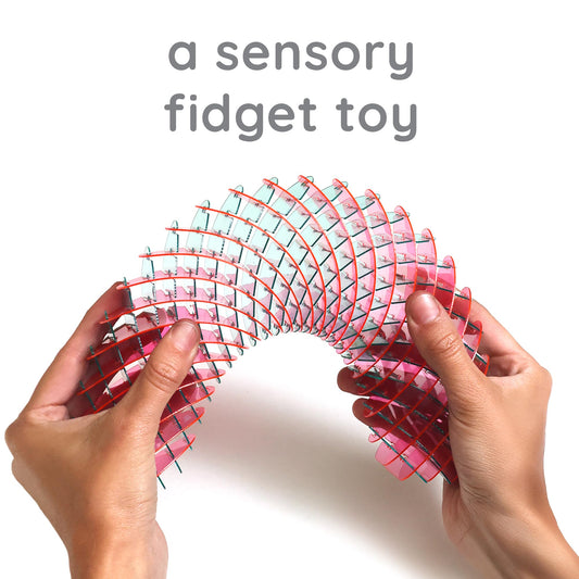 Morf Fidget Sensory Spring Berry coils and bounces for quiet stress relief in classrooms or offices