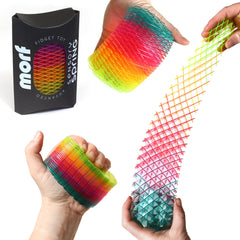 Morf Fidget Sensory Spring shows color shift for calming focus during study.