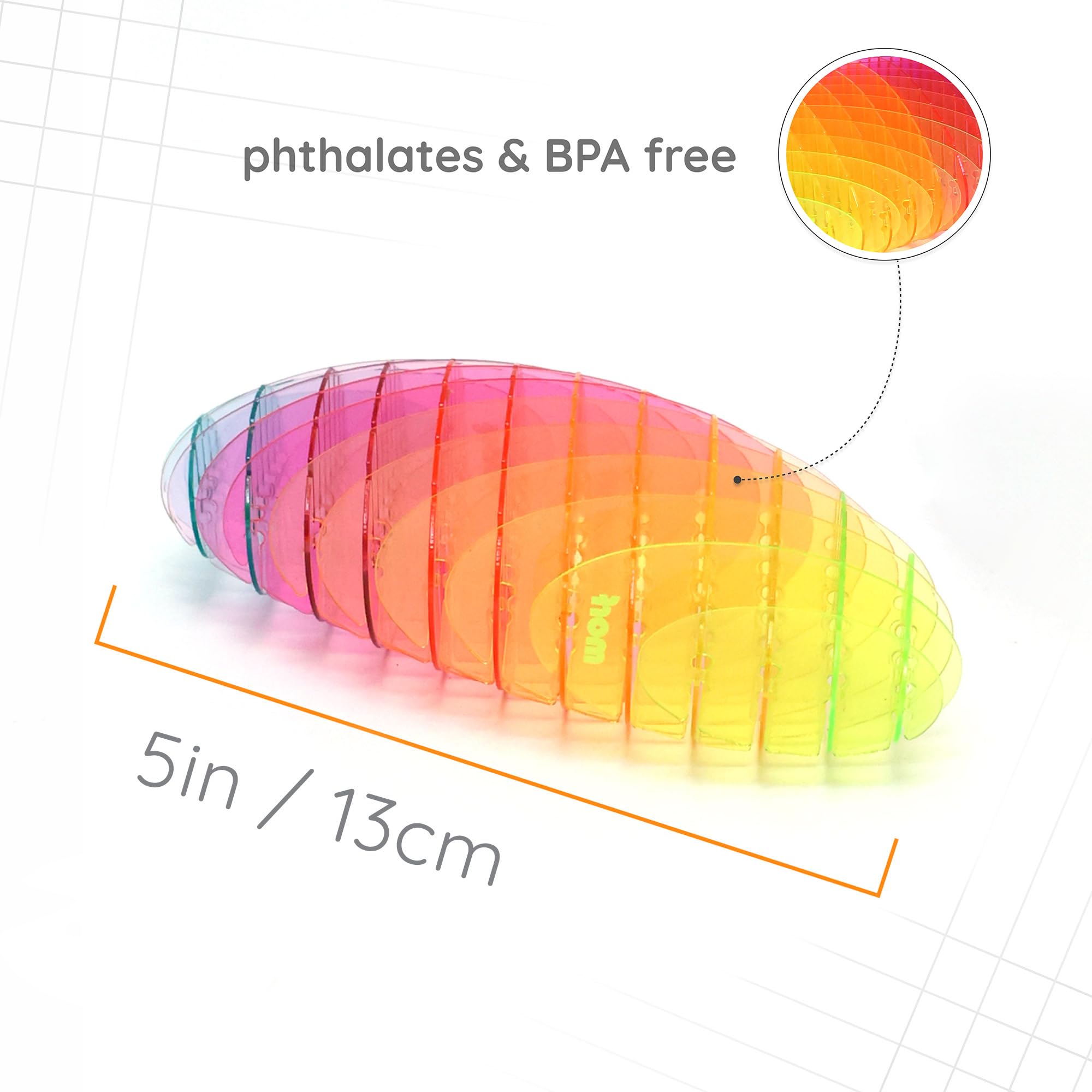 Morf Fidget Worm offers collectible color options for classroom gifts.