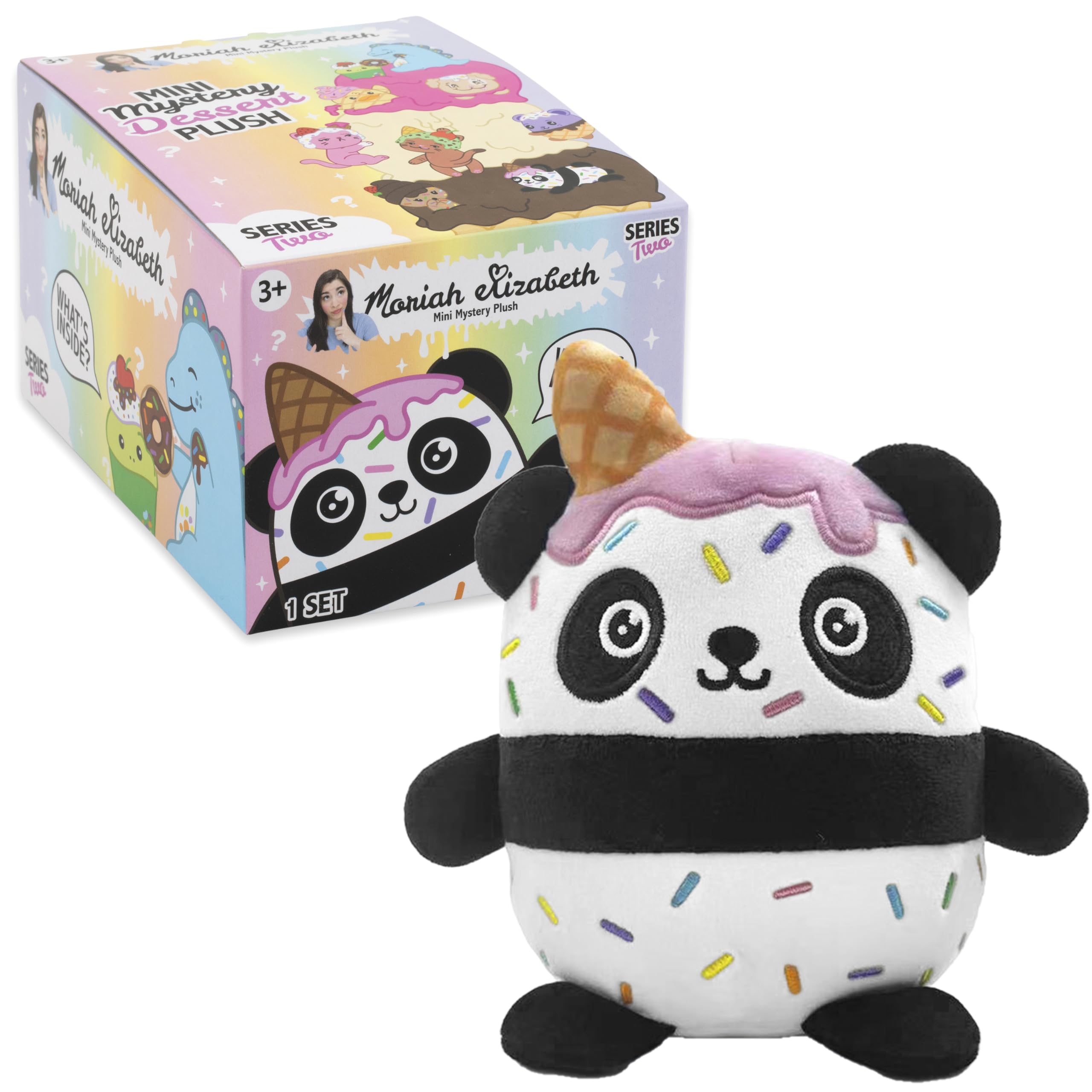 Moriah Elizabeth Dessert Derp plush, cozy cuddle buddy.