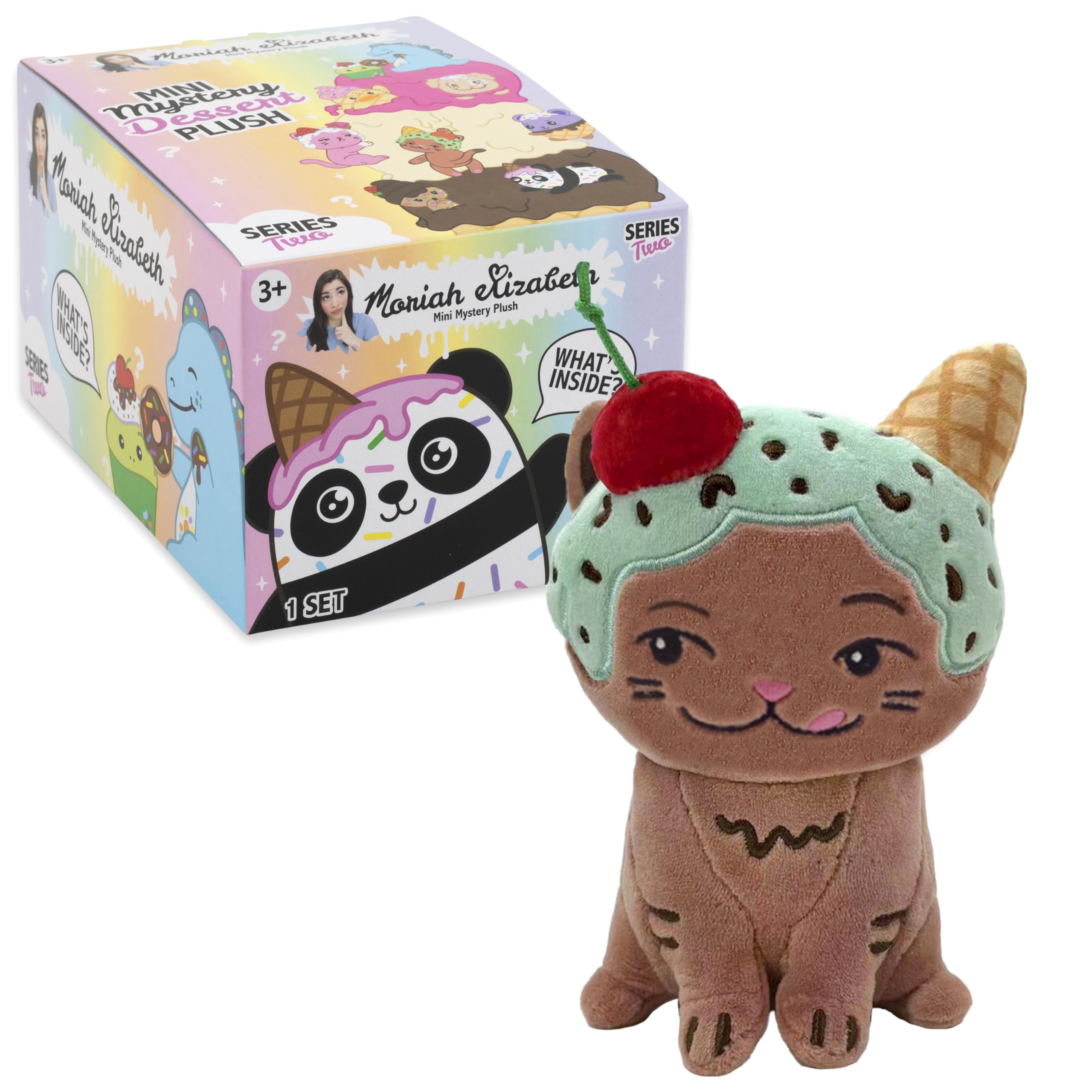 Moriah Elizabeth Dessert Georgie plush, expressive character for crafts.