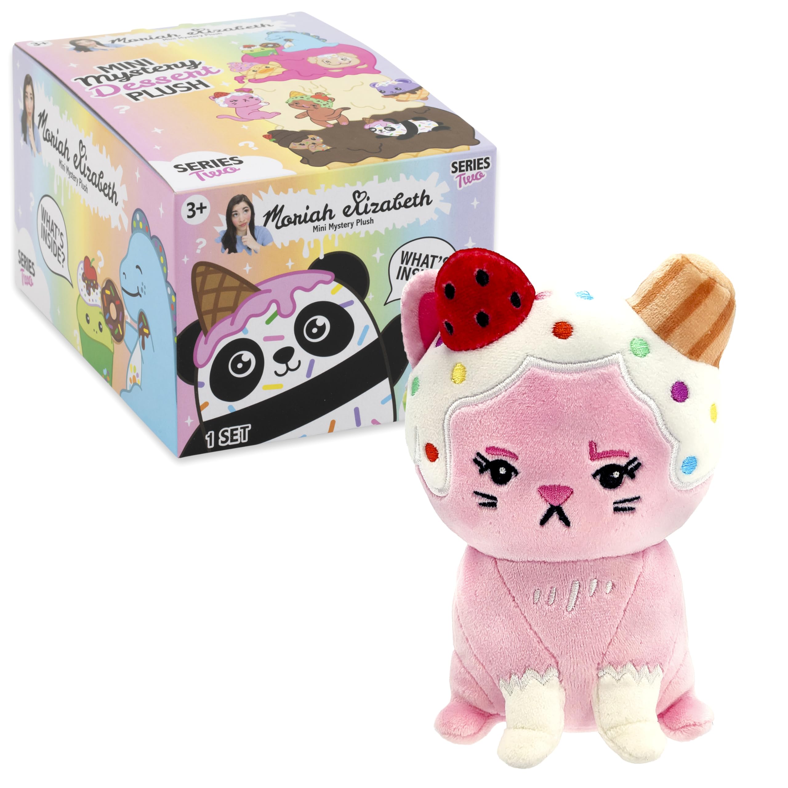 Moriah Elizabeth Dessert Pickle plush, quirky character for giftable plush collections.