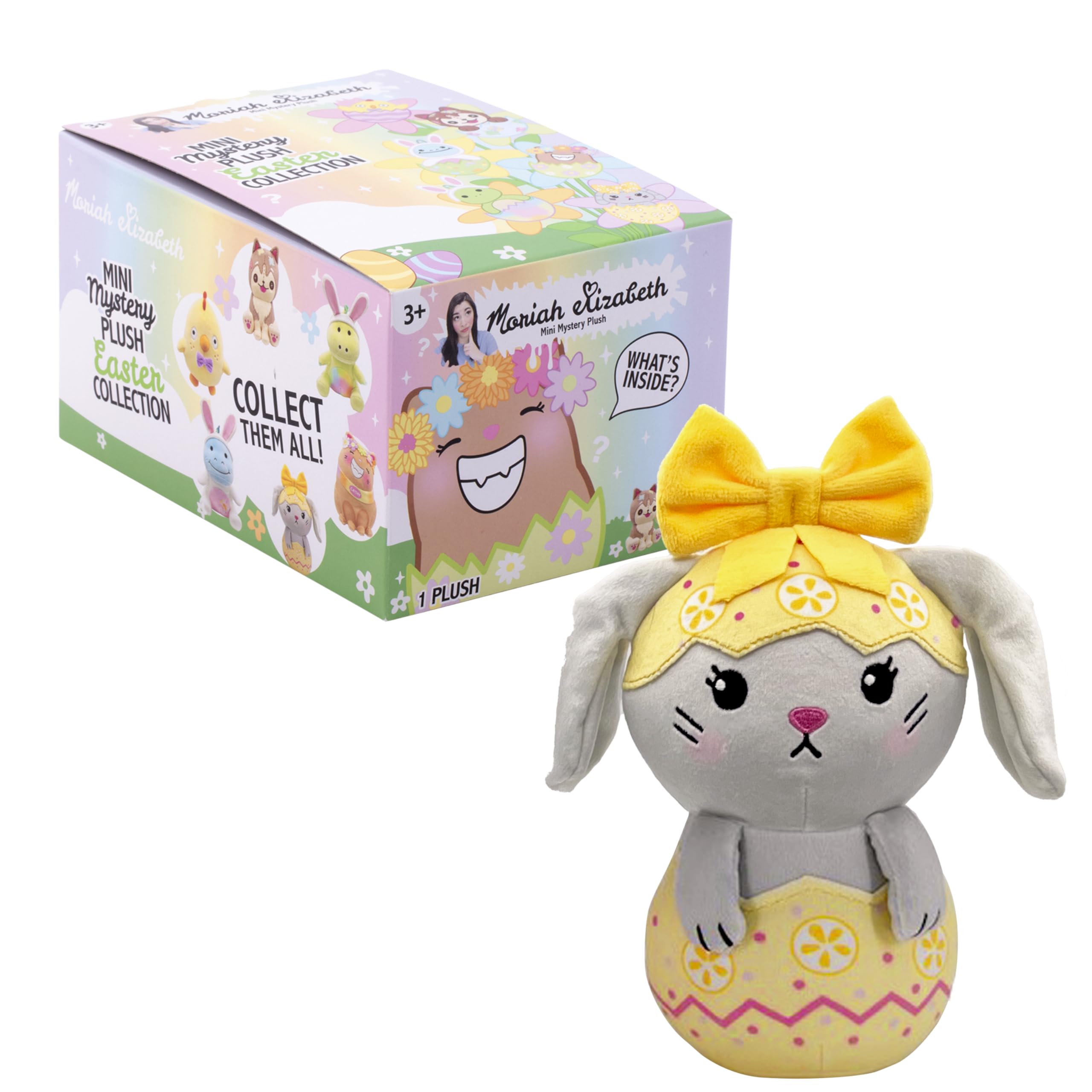 Moriah Elizabeth Easter Lemon plush with bright colors for playful display.