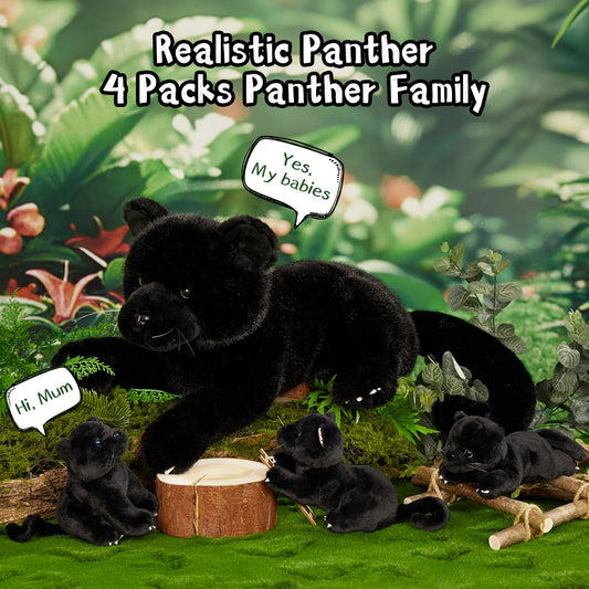 MorisMos panther cubs inside zipper belly for interactive storytelling