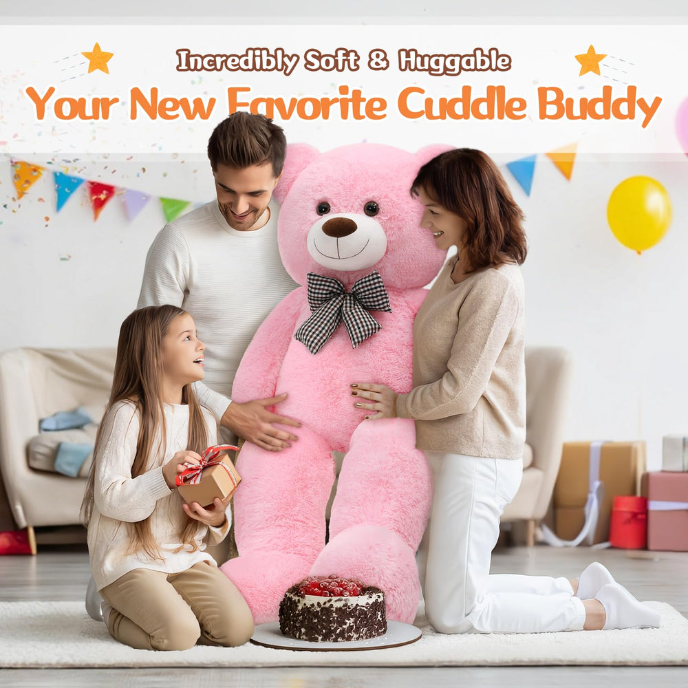 MorisMos pink giant teddy bear as a heartfelt gift for anniversaries.