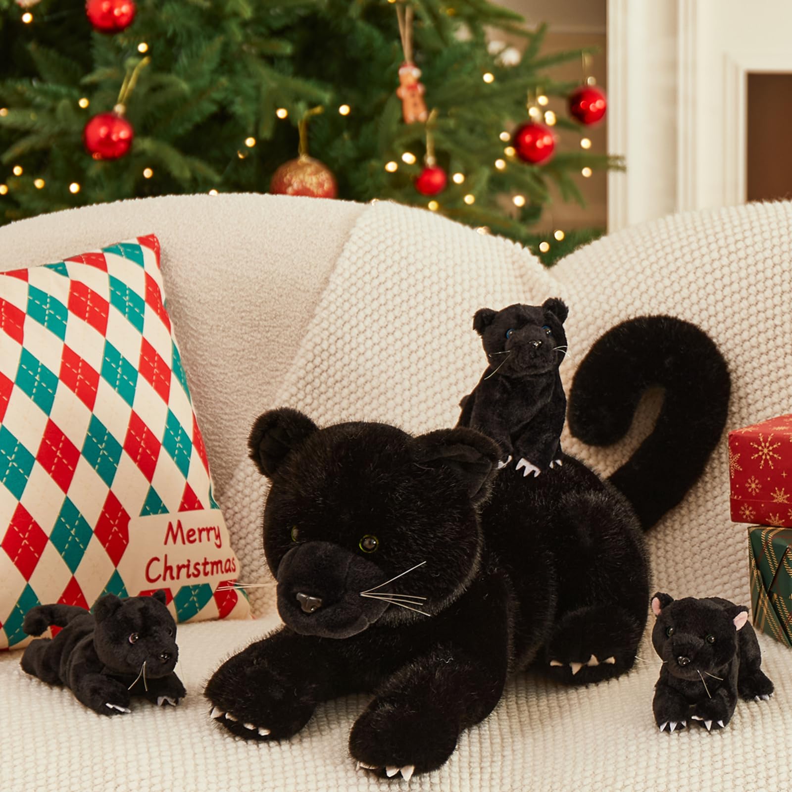 MorisMos soft plush panther toy for cozy hugs
