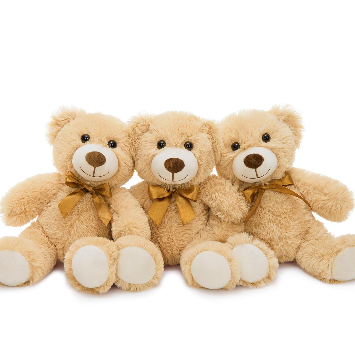 MorisMos 3Pcs Teddy Bears centerpiece for baby showers, creating instant photo-worthy moments.