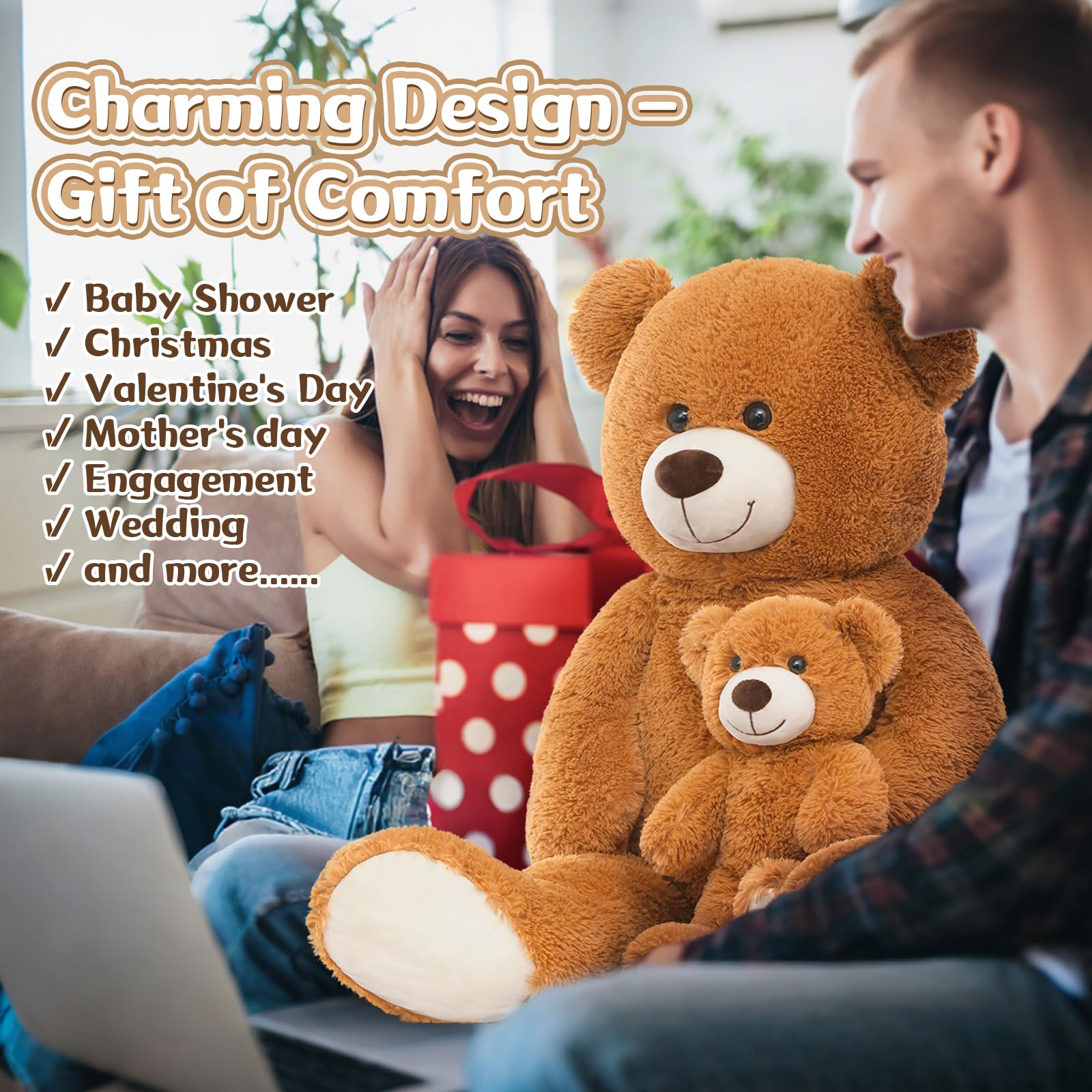 MorisMos baby shower decor teddy centerpiece adds warmth to celebrations.