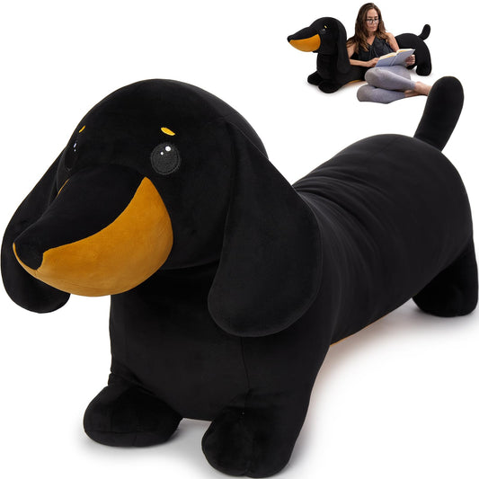 MorisMos dachshund plush long body for hugging and lounging