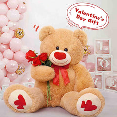 MorisMos giant bear as Valentine gift perfect for anniversaries and celebrations.