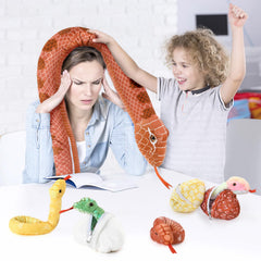 MorisMos giant snake plush, a gift-ready cuddly companion.
