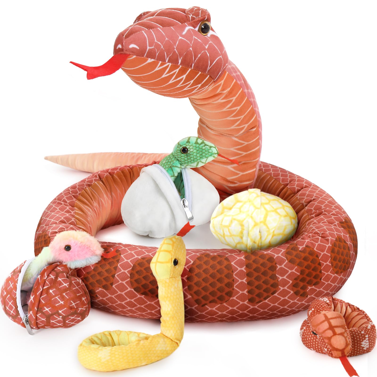 Giant MorisMos snake displayed as home decor or prop.
