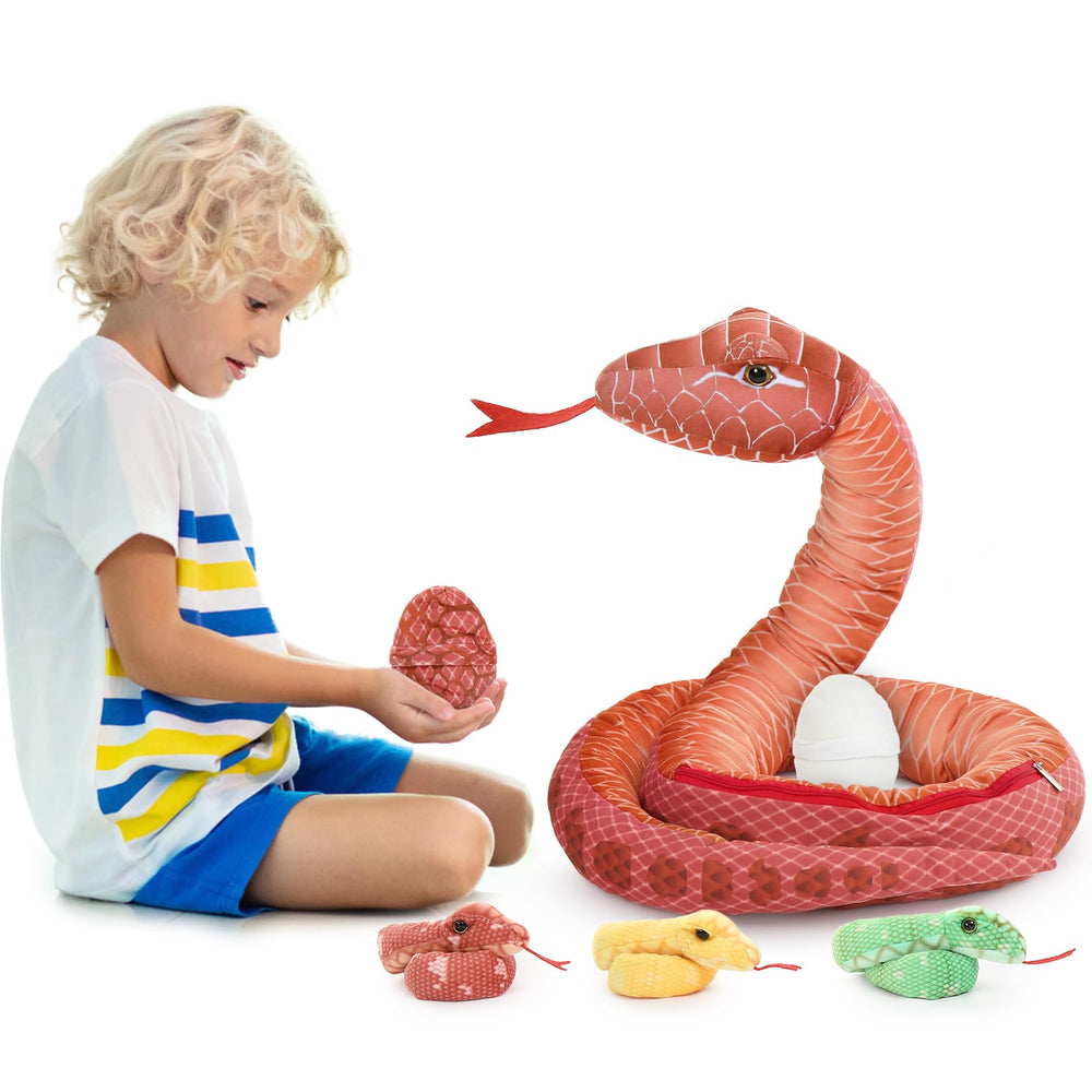 MorisMos giant snake plush as a bold room decor centerpiece