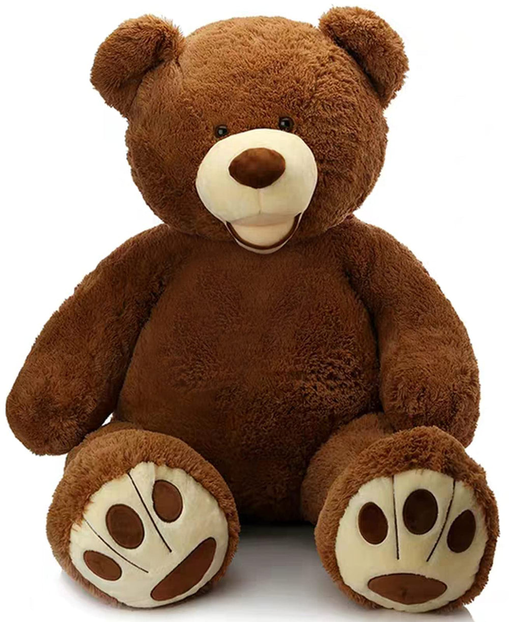 MorisMos giant teddy bear, 39 inches tall, perfect for bedtime cuddles.
