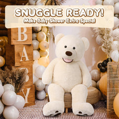 MorisMos 39-inch plush with reinforced stitching for everyday hugs