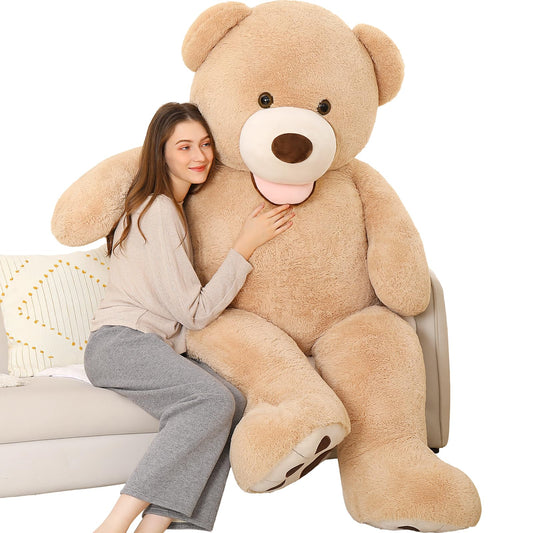 MorisMos giant 5ft teddy bear offering a warm hug, ideal for anniversaries.