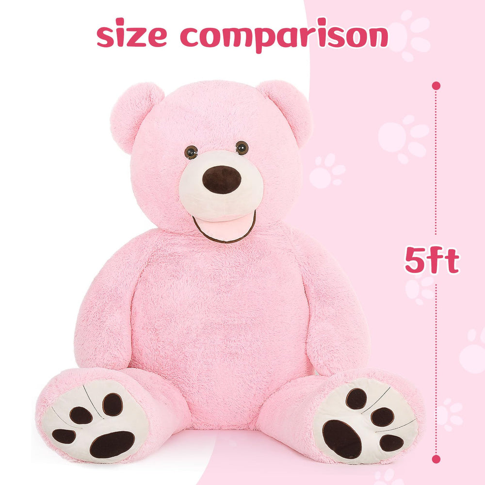 MorisMos large teddy on couch or bed enhances living space.