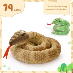 MorisMos eyes and red tongue add realism to the plush