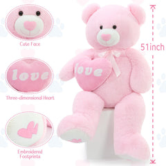 MorisMos teddy bear face with sweet expression for a warm, affectionate vibe.