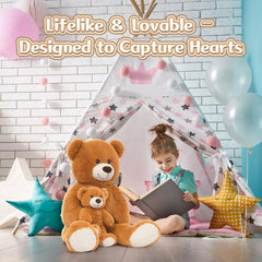 MorisMos ultra-plush hypoallergenic fur close-up signals gentle hugs.