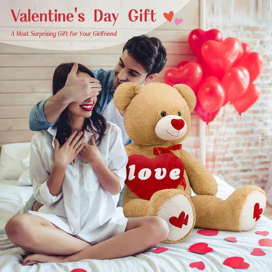 MorisMos ultra soft plush fur bear for cozy hugs and comfort