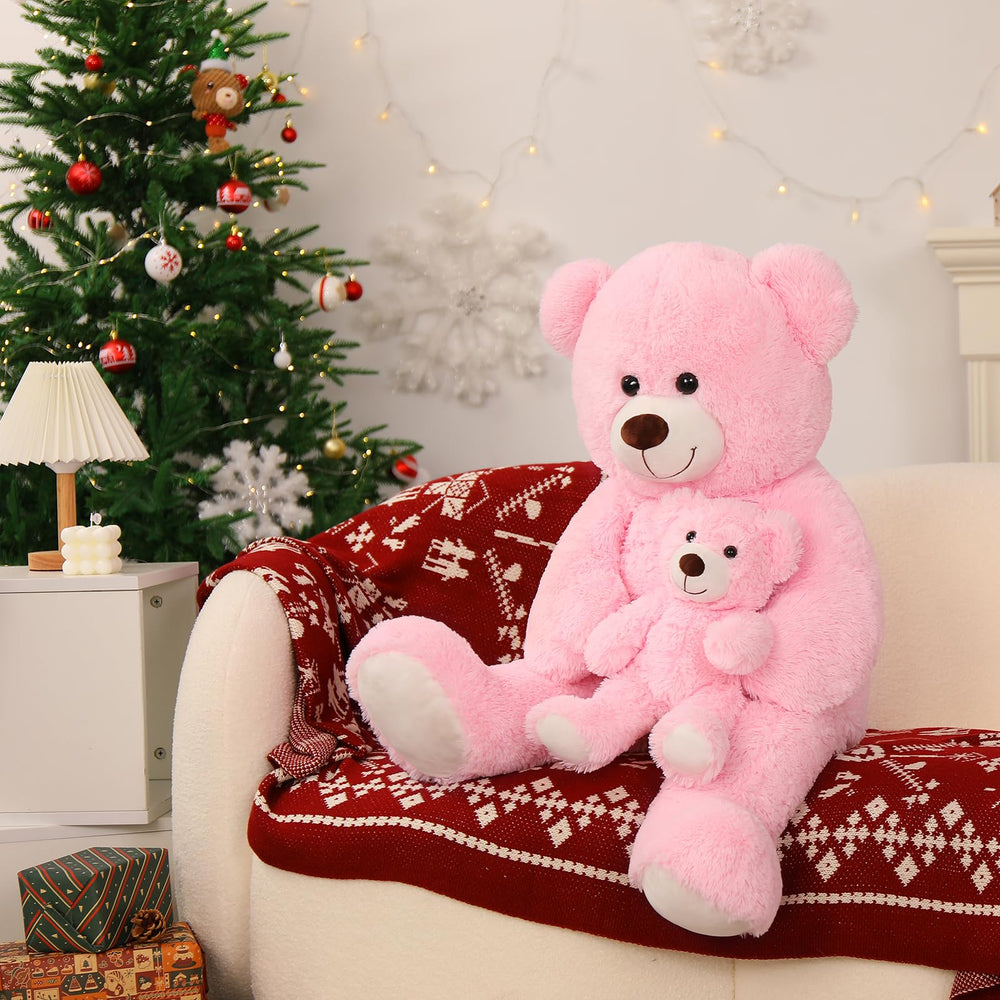 MorisMos vacuum-packed eco shipping teddy bear pink for easy delivery