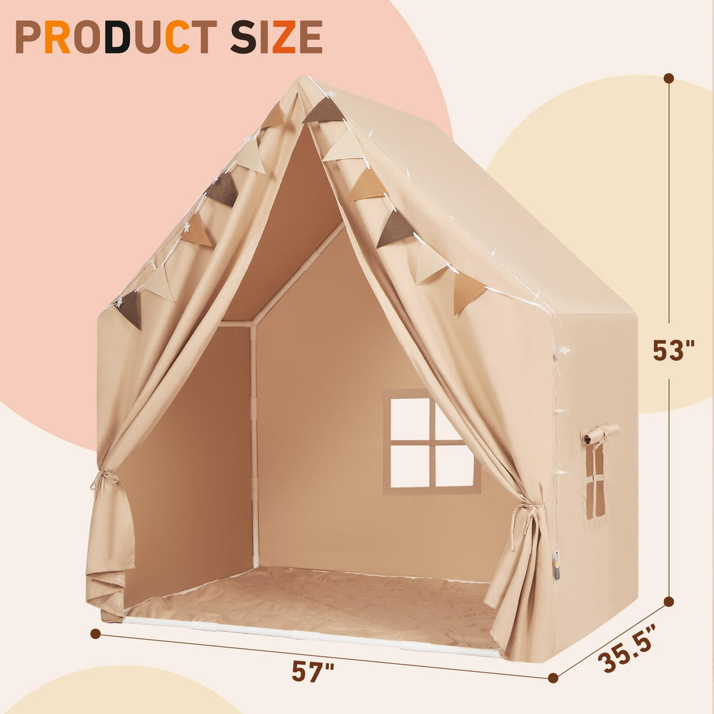 MORITECK spacious interior supports 3-4 children playing together safely