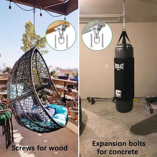 Mornihima hammock hanging kit up to 2000lb capacity for sturdy, long-lasting support.