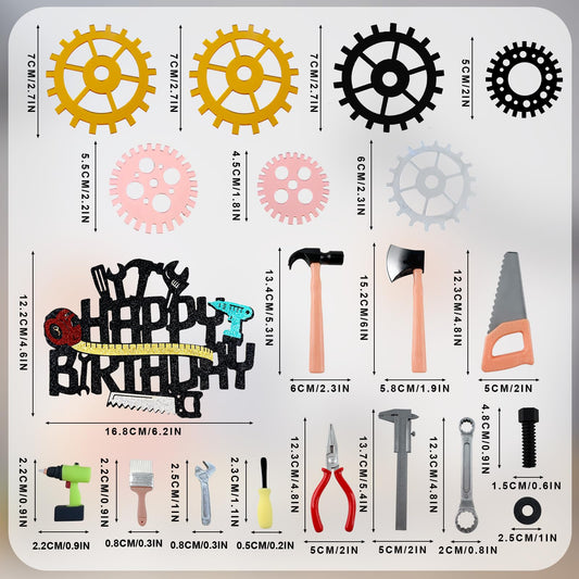 Morofme tools cake topper screwdriver adds playful precision to treats