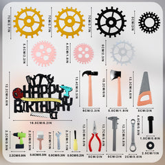 Morofme tools cake topper screwdriver adds playful precision to treats