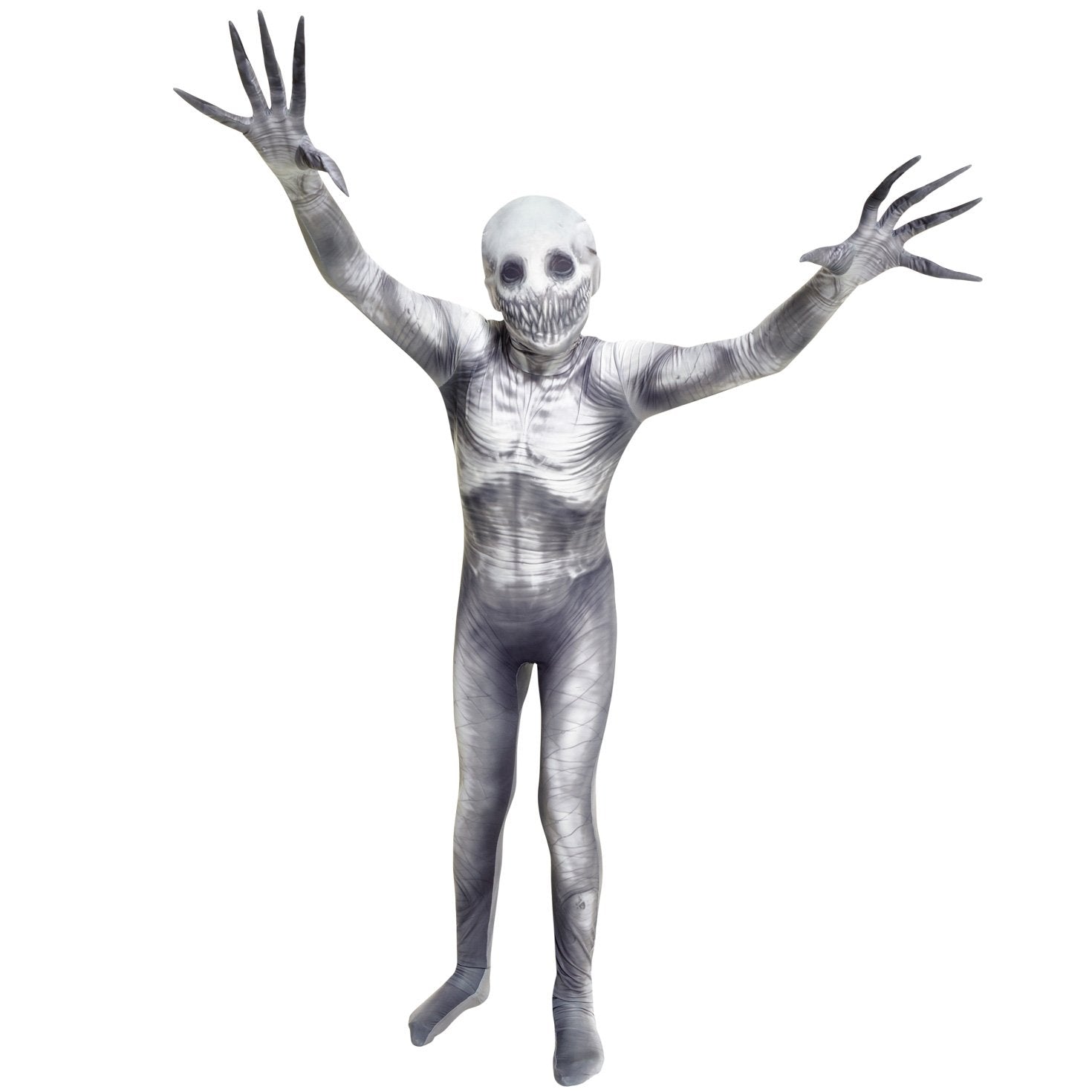 The Rake quick-release hood on Morphsuits for easy removal during play