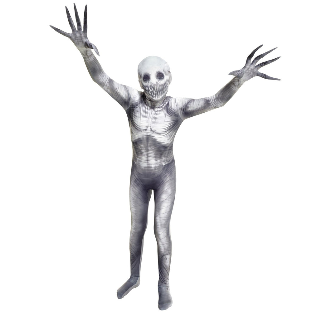 The Rake quick-release hood on Morphsuits for easy removal during play