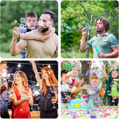 Bubble wands add fun to weddings and festive gatherings.