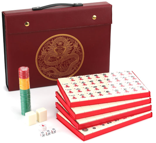 Mose Cafolo large numeral mahjong tiles for quick recognition and play