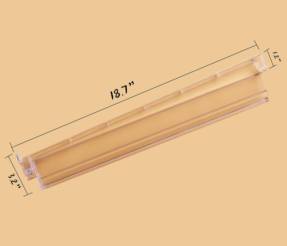 Mose Cafolo transparent rack-pusher close-up enhances control