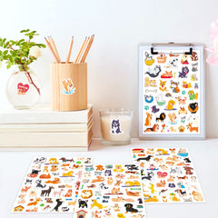 MoShining dog stickers scrapbook decor amplify memories on pages.