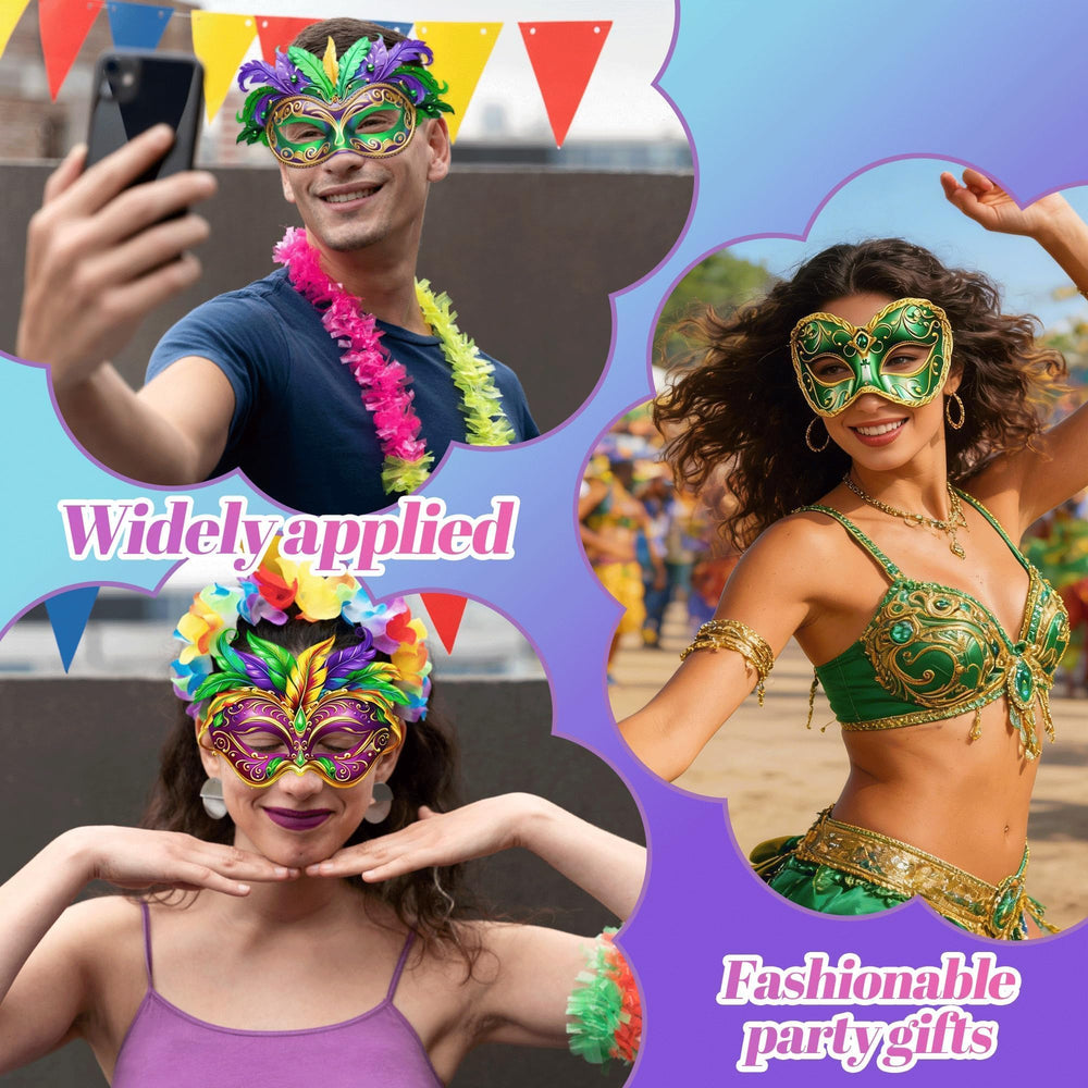 MOSIOBERDAVIAN decorative masks for walls and displays enhance party ambiance