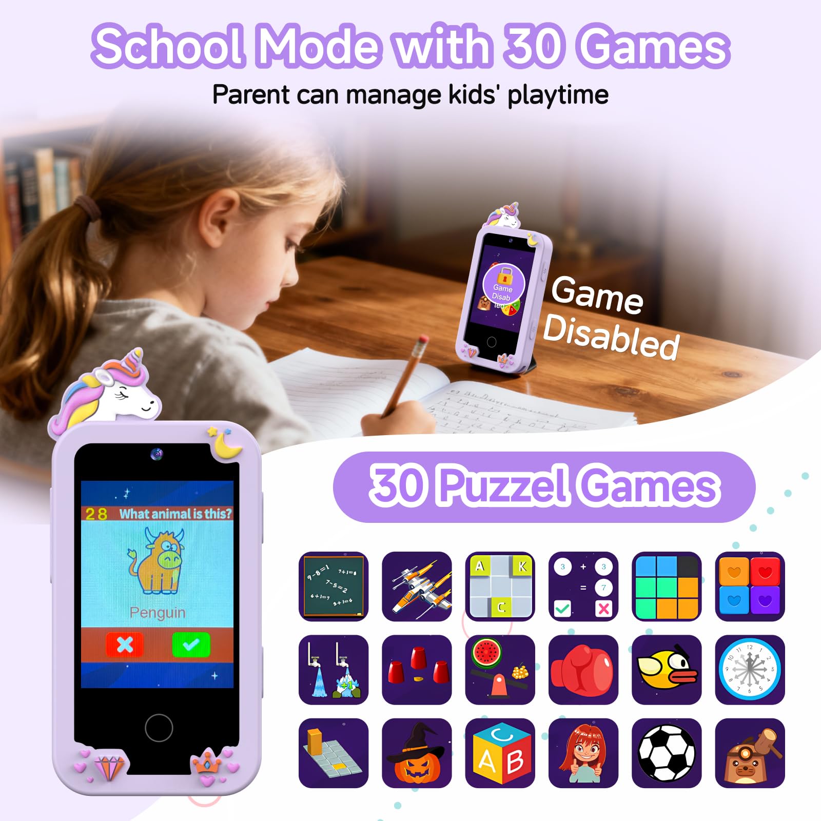 MOTCTQVD kids phone education games support playful learning on the go