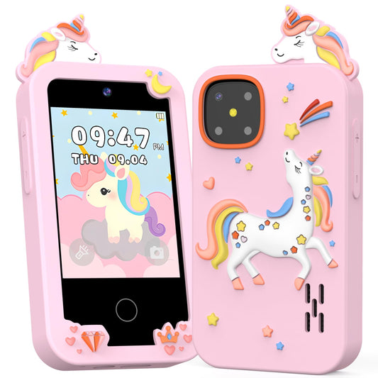 MOTCTQVD Kids Phone front camera for kid-friendly selfies and imaginative stories.