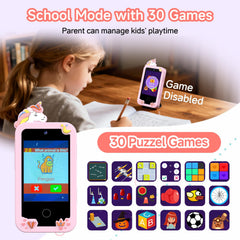 MOTCTQVD Kids Phone 8GB storage supports offline games and audiobooks.