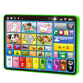 Motiilanco learning tablet — child pressing buttons for engaging early learning moments.