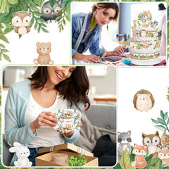 MotiMind artificial leaves included for quick woodland embellishments