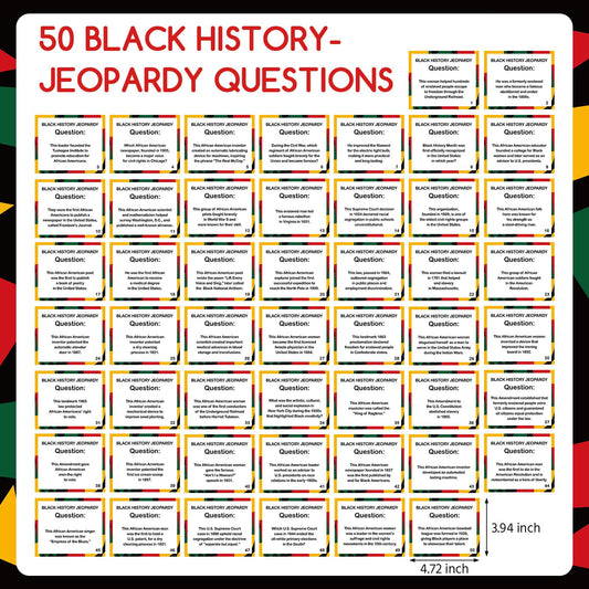 MotiMind Black History Scorecards for scoring and friendly competition.