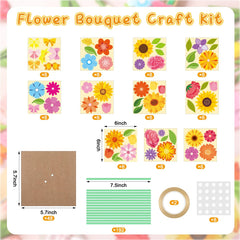 Motipuns kraft paper wrap provides polished presentation for handmade bouquets.
