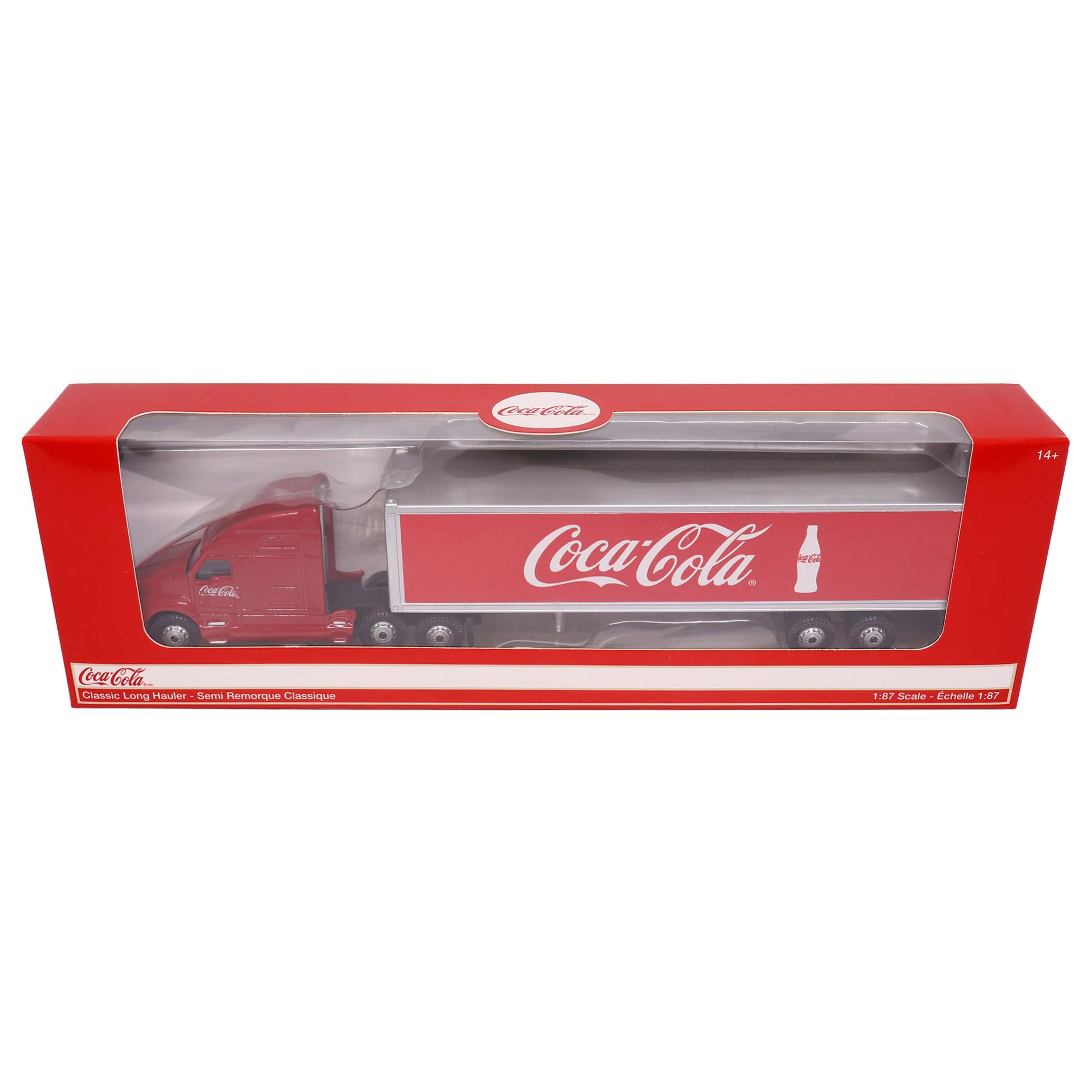 Motor City Classics Coca-Cola Long Hauler cab details showing precise grille and interior